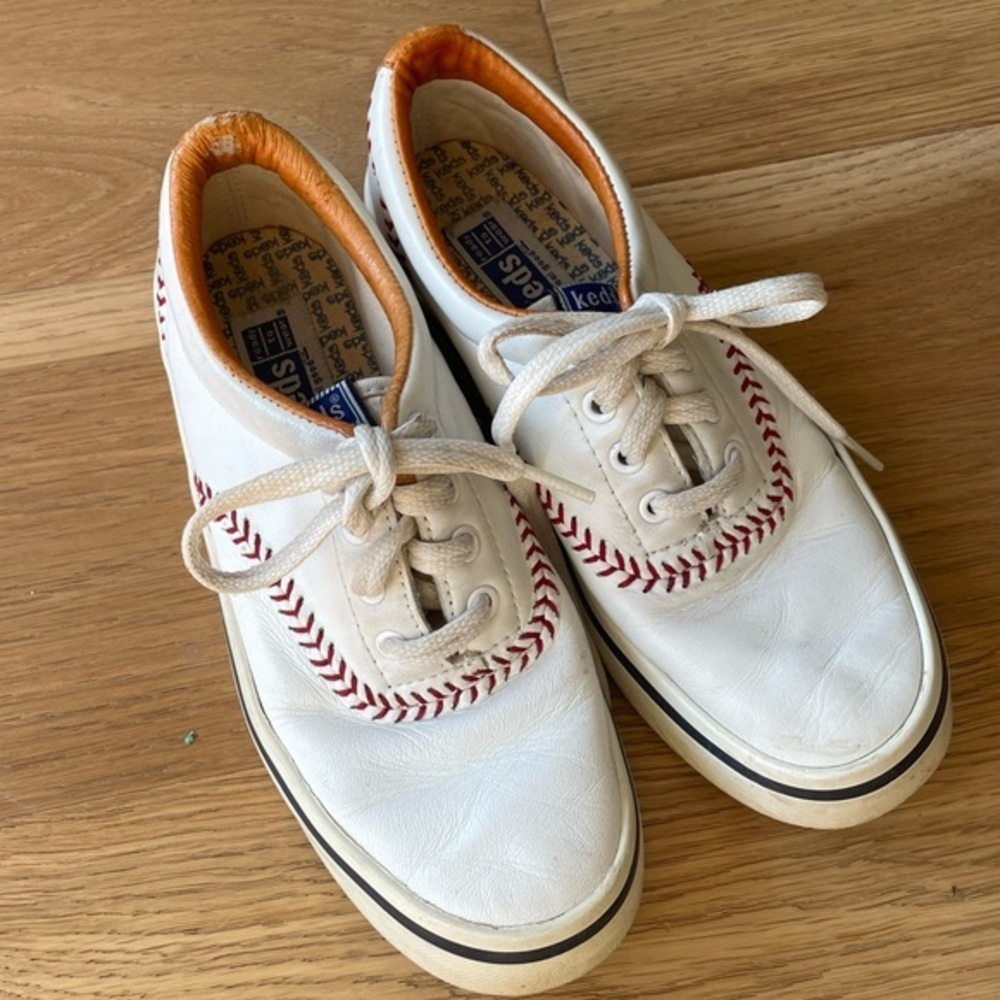 Keds leather vintage 1992 baseball sneakers size 5
